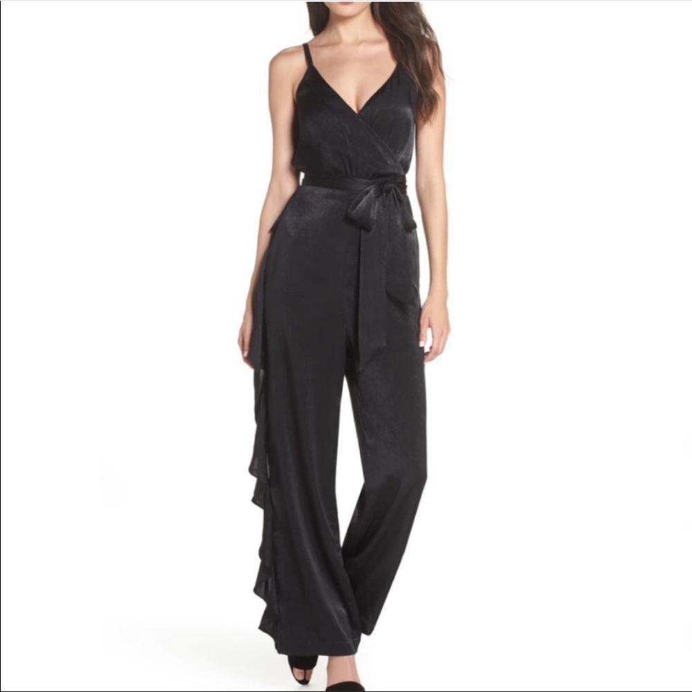 ALI & JAY Black Ruffle Jumpsuit